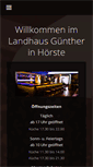 Mobile Screenshot of landhaus-guenther.de